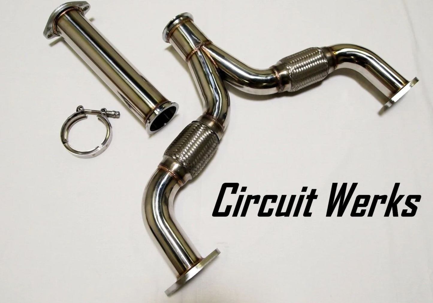 [Circuit] 03-09 Nissan 350Z Z33 Straight Mid Y-Pipe Exhaust True 2.5" to 3"