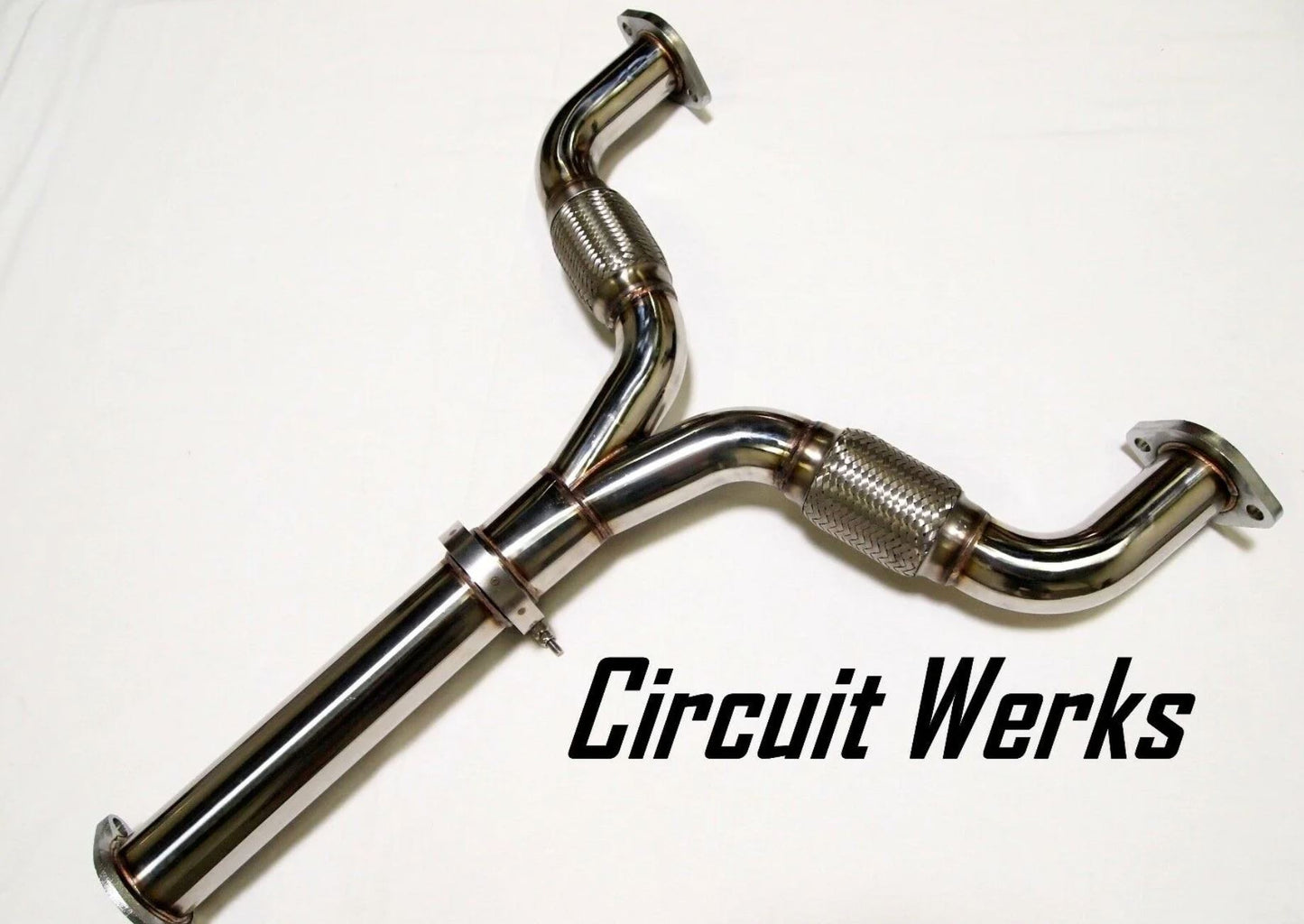 [Circuit] 03-09 Nissan 350Z Z33 Straight Mid Y-Pipe Exhaust True 2.5" to 3"