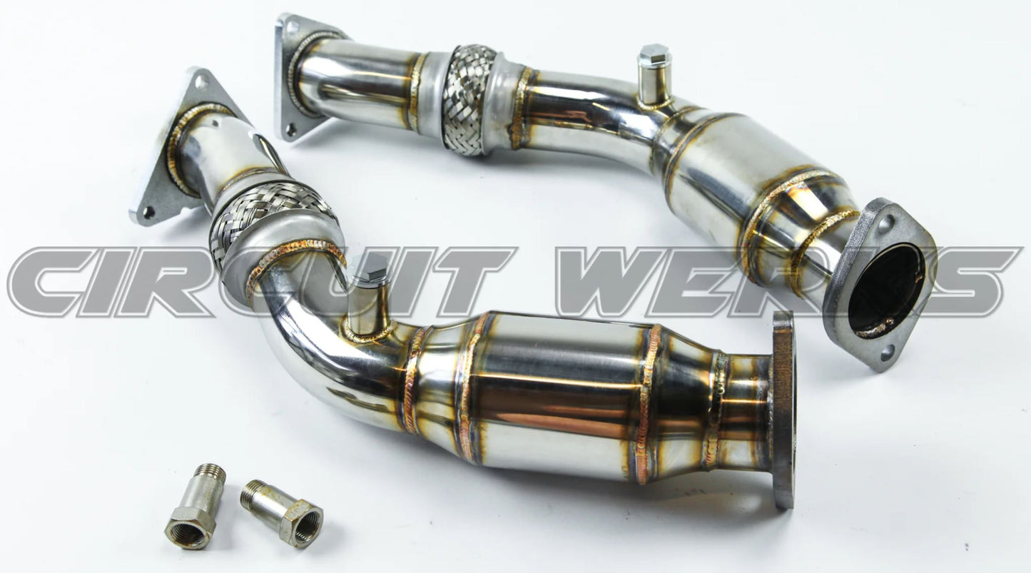 [Circuit] 2009-2017 Nissan 370z 370 Z Z34 Resonated Catless Test Pipes RTP