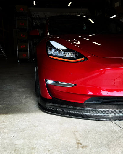 TESLA MODEL 3/Y PLAID SERIES v2 (NON MATRIX/REFLECTOR) RGBW PLUG AND PLAY HEADLIGHTS WITH FOG LIGHTS (BLACKED OUT)